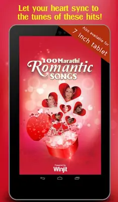 100 Marathi Romantic Songs android App screenshot 1